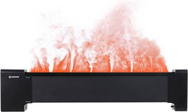 AIRMATE elektryczny kominek 2w1 113 cm z ogrzewaniem i efektem płomienia