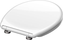 Deska sedesowa biała duroplast – odporna, wolnoopadająca