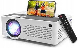 Mini projektor Full HD 1080p, przenośny LED 8500 l, multimedialny