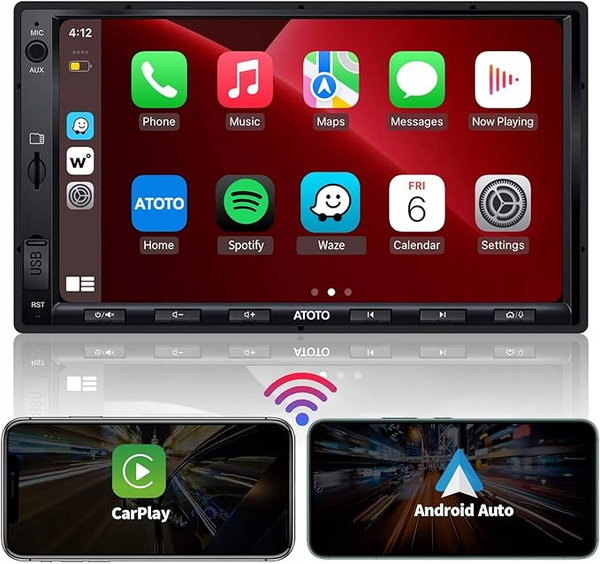 Radio samochodowe ATOTO F7 F7G2A7WE, 7 cali, Bluetooth, HD LRV, FM/AM, GPS