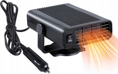 Ogrzewanie samochodowe 12V 150W - Przenośny grzejnik 2w1 z wentylatorem