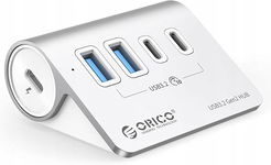 ORICO Hub USB 3.2 Gen 1 4-Portowy USB-A USB-C - Szybka Transmisja 10Gb/s