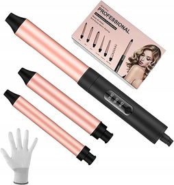 Flintronic Lokówka 3 w 1 Ceramiczna - LCD, 160-200°C, Wymienne Cylindry