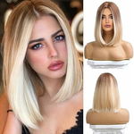 Esmee LC8037-1 Peruka włosy krótkie syntetyczne blond ombre damska