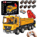 Klocki Mould King 17050 duży model ciężarówki zdalnie sterowany z dźwigiem