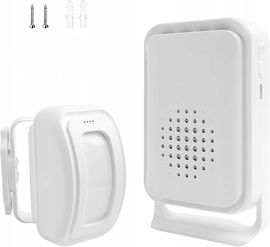 Dzwonek do drzwi z czujnikiem ruchu, 280 m, 22 melodie, zasilanie bateryjne