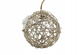 Dekoracyjna kula LED, zasilana bateriami Ø 25 cm Rattan