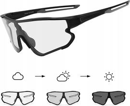 DUDUKING Okulary Przeciwsłoneczne UV400 Polaryzacyjne Samonapięciowe Czarny