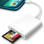 Czytnik kart SD OLIVERIA 2w1 do iPhone/iPad - Szybki transfer Plug and Play