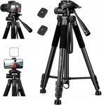 JOILCAN Statyw do kamery NH 70 165cm,ultralekki trójnóg z uchwytami