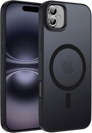 ORDA Etui do iPhone 16 Plus - Kompatybilne z MagSafe, Odporne , Czarne