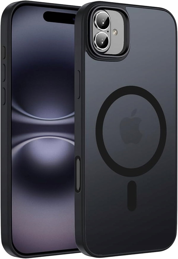 ORDA Etui do iPhone 16 Plus - Kompatybilne z MagSafe, Odporne , Czarne