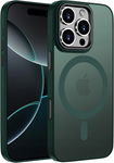 ORDA Etui iPhone 16 Pro zielone - Transparentne, Magnetyczne, Cienkie