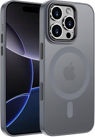 ORDA Etui iPhone 16 Pro Szare - Transparentne, Magnetyczne, Cienkie