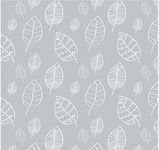 Obrus ceratowy 140 x 240 cm - zmywalny,eleganckie liście na jasnoszarym tle