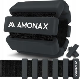 Amonax Regulowane Obciążniki Na Kostki i Nadgarstki 0,5 kg/1 kg , 2 sztuki