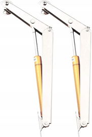 Okucie klapowe sprężyny gazowe Tiberham 200 N, wsparcie do szafek, 2 sztuki