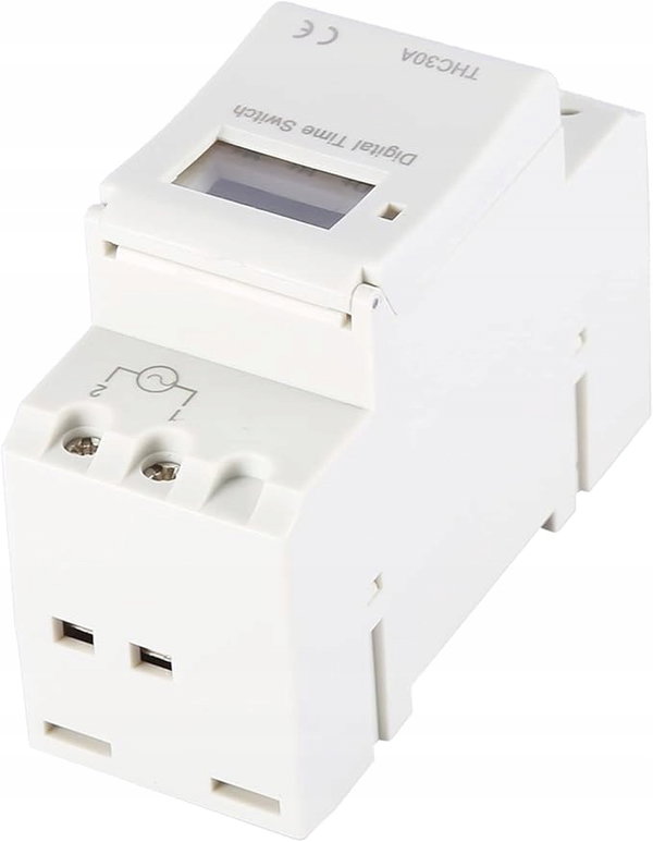 THC 30A Cyfrowy Wyłącznik Czasowy 12V/24V/110V/220V - Timer 7-dniowy