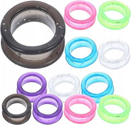 Silikonowe Pierścienie POPETPOP 12 sztuk do Nożyczek Fryzjerskich