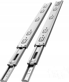 AOLISHENG Prowadnice do szuflad 250mm, pełne wysuwanie, nośność 60 kg,1 par