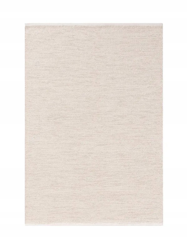 Dywan BOHO indyjski 230x160 cm wełniany ręcznie tkany , Złamana biel,Ekru