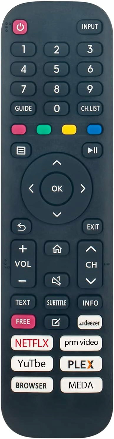 Ergonomiczny pilot zastępczy DYON Smart do TV 20 przycisków podczerwień