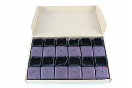 24 Sztuki Nakładki na Nogi Krzeseł Silikonowe z Filcem -Czarne 43-50cm