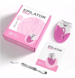 Depilator Bubbacare Bezprzewodowy Elektryczny z Trymerem i Oświetleniem