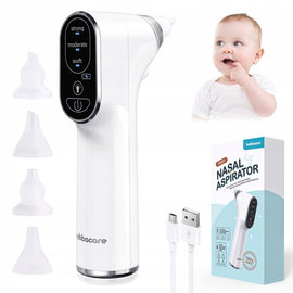 Bubbacare Elektryczny Aspirator do Nosa dla Niemowląt - 4 Końcówki