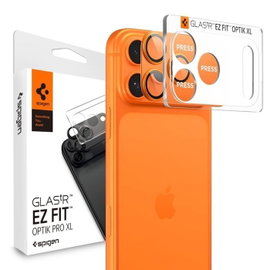 Spigen Optik Pro XL - Szkło na obiektyw iPhone 17 Pro Max (Orange)