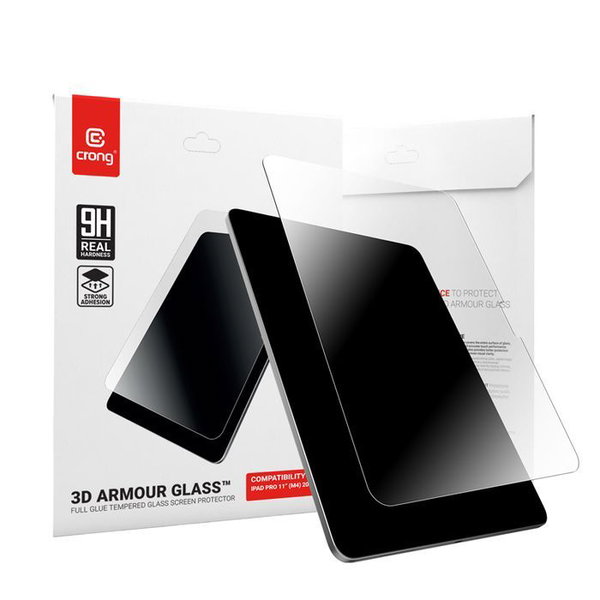 Crong 3D Armour Glass - Szkło hartowane iPad Pro 11" M5 (2025)