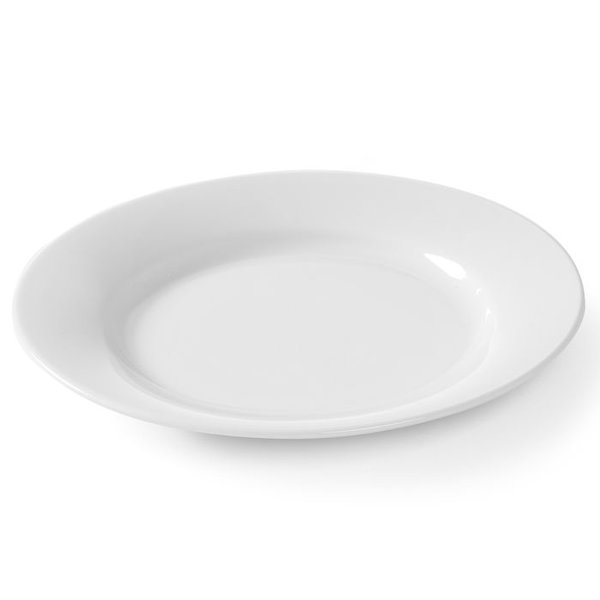 Talerz pytki optima biaa porcelana sr. 300mm zestaw 6szt. - hendi