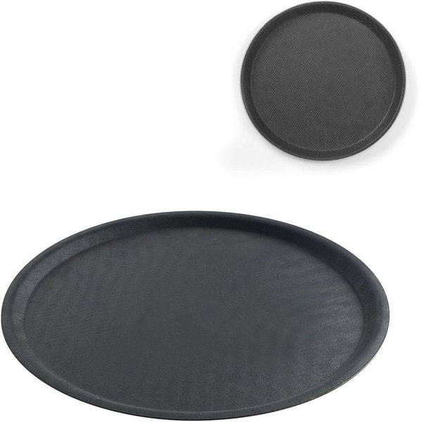Taca kelnerska antyposlizgowa okraga sr. 35cm - czarna