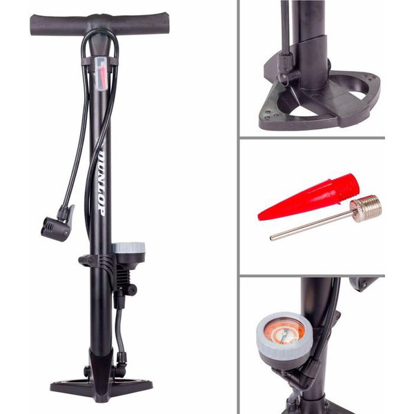 Pompka warsztatowo - rowerowa dunlop 160psi (11bar) z manometrem