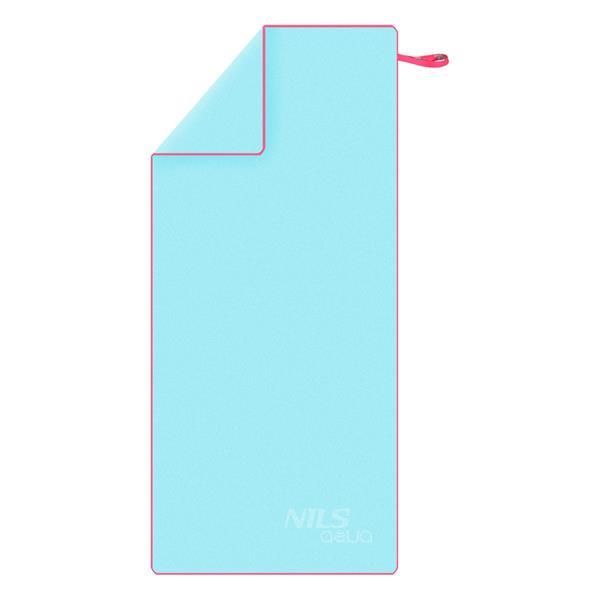 Nar13 jasnoniebieski recznik z mikrofibry 200x90 cm nils aqua