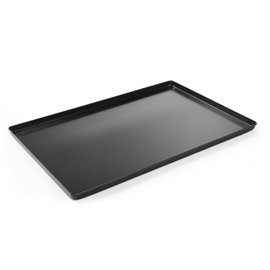 Taca tacka cukiernicza ekspozycyjna czarna 600x400x(h)20mm hendi