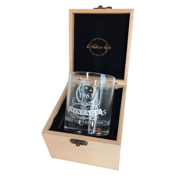 Szklanka do whisky 1963 prezent na urodzinowy