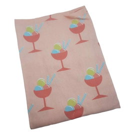 Fartuch kuchenny wiazany bawena 60x90 lody