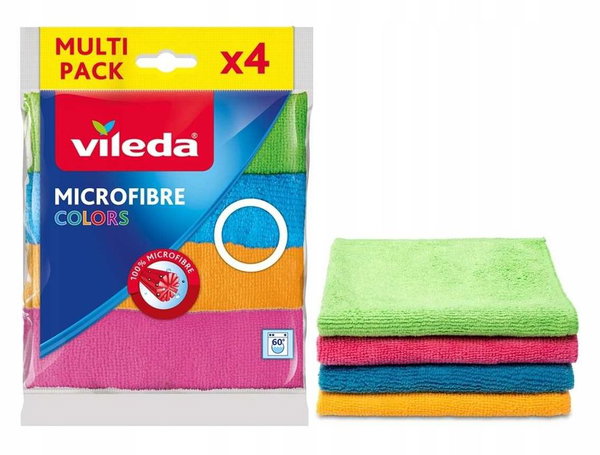 Sciereczka vileda mikrofibra colors 4 szt.