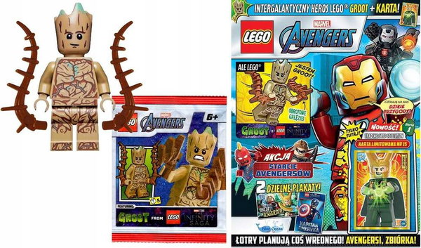 Czasopismo nr. 04.2023 lego avengers groot - 242319