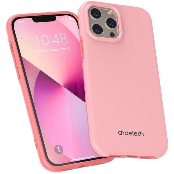 Etui do iphone 13 pro mfm anti-drop case rozowy