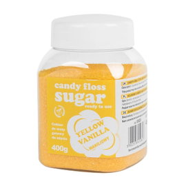 Kolorowy cukier do waty cukrowej zoty o smaku waniliowym 400g