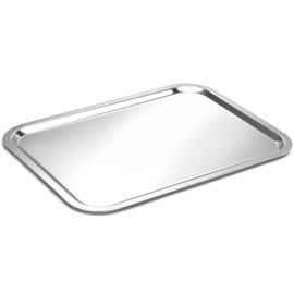 Taca patera ekspozycyjna ze stali nierdzewnej 395 x 283 mm - hendi