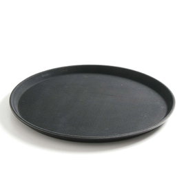 Taca kelnerska antyposlizgowa odporna okraga sr. 28cm - czarna