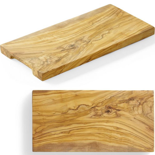 Deska do serwowania z drewna oliwnego prostokatna 300 x 150 x 18 mm
