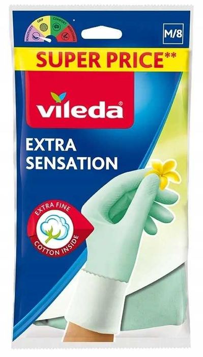 Rekawice vileda extra sensation "m"