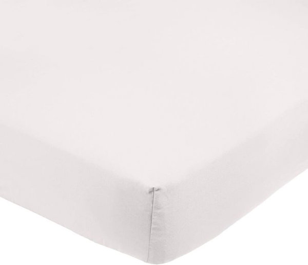 Przescierado z gumka 135x190cm mikrofibra krem