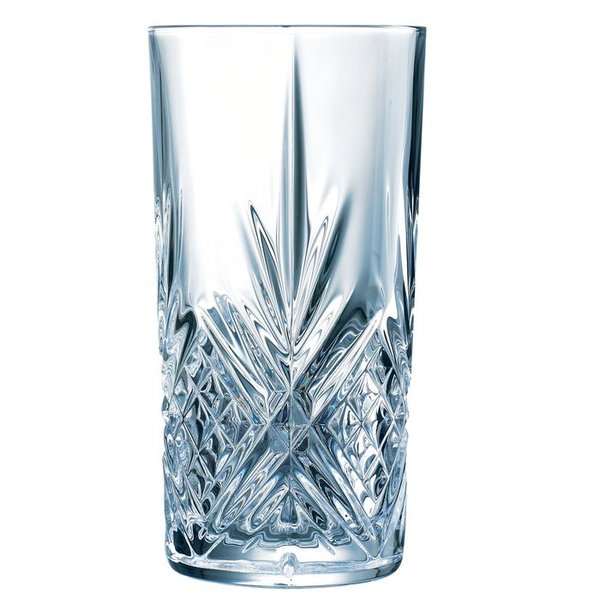 Szklanki wysokie broadway o wysokiej przejrzystosci 280ml komplet 6