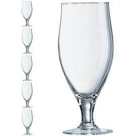 Kieliszek do wody piwa na nozce arcoroc pokal cervoise 380 ml zestaw