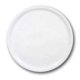 Wytrzymay talerz do pizzy z porcelany speciale biay 330mm - zestaw